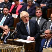 Prime Minister Boris Johnson in Parliament.