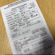 A fine was offered instead of a court summons as the driver was a US resident visiting the UK
