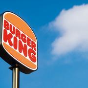 A Burger King sign.