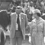 As patron of the Royal Welsh Agricultural Society the Queen visited the Royal Welsh Show on a number of occasions. Here, Her Majesty is pictured at a visit in 1983.