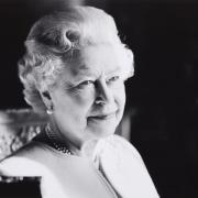 A portrait of the Queen released by Buckingham Palace after her death.