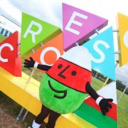 Mr Urdd, the official mascot of the Eisteddfod.