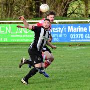 Action from Bow Street's clash with Corwen. Picture by Beverley Hemmings.