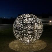 New art sculpture celebrating Bishop’s Castle takes pride of place at business park
