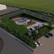 A design of the new planned Invertek Drives Innovation Centre.