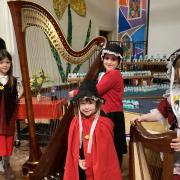Ysgol Gynradd Llanidloes pupils went to school in traditional Welsh dress to celebrate St David's Day on March 1, 2023.