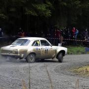 Andrew Stokes/ Jonny Evans in action at the Get Jerky Rally North Wales. Picture by Bob Benyon.