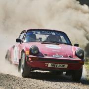 Dale Furniss in action during the Plains Rally.