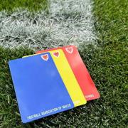 Blue cards will be introduced in the Central Wales League next season. Picture: FAW.