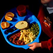 File photo dated 23/09/08 of school dinner in a primary school.
