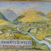 The poster tempts tourists to Llanwrtyd with the promise of “the finest sulphur spring in the kingdom”