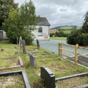 The new driveway at Bethany Chapel in Hodley near Kerry.