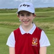Lucy Hurst, aged 12, represented the Mid Wales County Golf Association in the Welsh Girls' Under 18 Inter County Championship at Conwy Golf Club