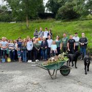 Locals gave Rhayader's Waun Capel Park some love on Saturday, September 16