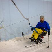 Para skier Olly Jones is a world record holder