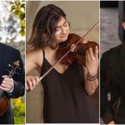 Ben Norris (viola),  Ezo Dem Sarici (violin) and Ben Tralton (cello) will be performing at Gregynog Hall next Saturday (October 7).