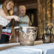 Visitors have a rare chance to see 2,000 year old vases up close during once in a decade deep clean
