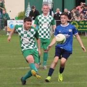 Action from Hay St Mary's clash with Lliswerry. Picture by Stuart Townsend.
