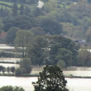 County Times reader, Jill Jones, sent in this photo of the severe flooding that took place in the north of  Powys