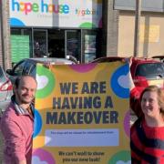 Welshpool Hope House Assistant Manager Gemma Lewis and Mobile Sales Assistant Jack Edgerton.