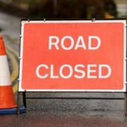 The B4569 between Caersws and Trefeglwys is blocked following the incident.