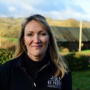 Julie Davies, a partner in the family business at Upper Court Farms, Hay on Wye..