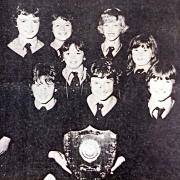 Llanidloes High School cross country athletes in 1982.