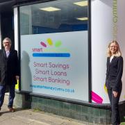 Andrew Davies and Amy Greaves of Smart Money Cymru.