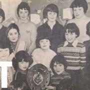 Urdd success for Llangurig Primary School pupils in 1982.