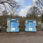 Recycling bins at The Gro car park in Llanidloes could soon be removed by Powys County Council.