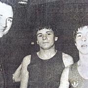 Newtown boxer Wayne Trigg pictured after a fight in 1982.
