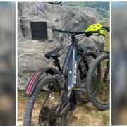 The Cube electric bike was stolen from at Pen-y-bryn near Brecon.
