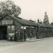 W R Davies old garage on Salop Road, Welshpool.