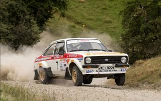 Jason Pritchard (co-driven by Phil Clarke, Ford Escort RS1800). Picture by Mark Griffin.