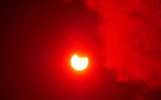 A partial solar eclipse will be visible int he Elan Valley later this month.
