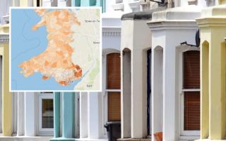 House prices in Powys fell in November.