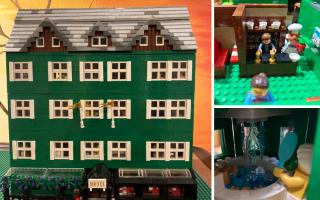 Jenni Moorhouse's remarkable Lego version of Llandrindod's Metropole Hotel.