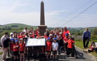 The project, started by Llanbister resident Vera Wozencraft in 2019, was official unveiled on June 9