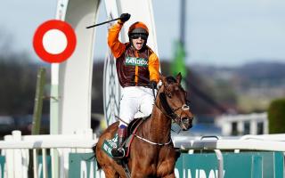 Sam Waley-Cohen, enjoying a fairy-tale finale to his career as he steered 50-1 Noble Yeats to victory in the Randox Grand National at Aintree.
