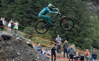 Action from last year's Red Bull Hardline.
