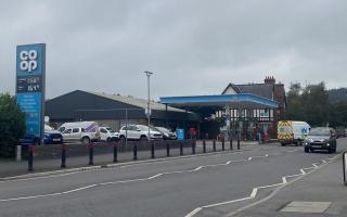 The Co-op petrol station and store in Station Road, Llanelwedd, Builth Wells, is set to imminently change to an Asda.