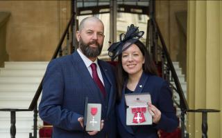 Colin and Kayleigh Griffiths were awarded an MBE for their campaign to have a review into Shrewsbury and Telford Hospital Trust's maternity services