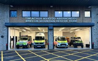 Brecon Mountain Rescue Team's new HQ has cost £1.1m.