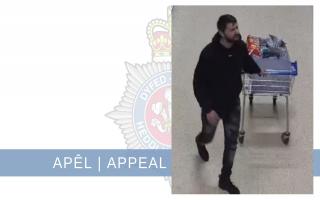 Police want to speak to the man in this photo.