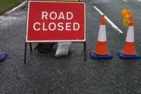 road closed.